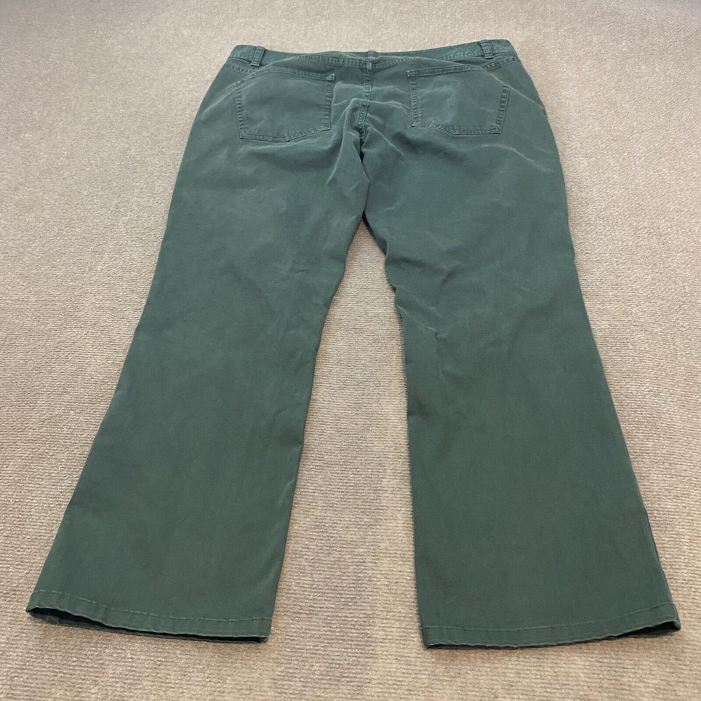 J Hilburn Mens Pants 38 Fits 37x28 Green Twill 5 Pocket Stretch Cotton